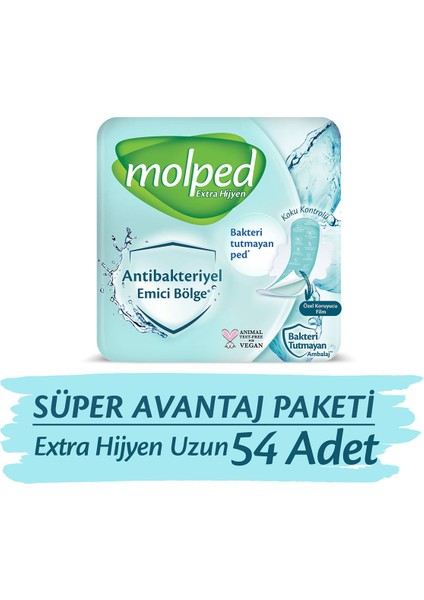 Extra Hijyen Uzun Süper Avantaj Paketi 54 Adet indirimleri