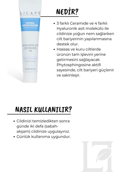 Nemlendirici Yüz Kremi 40 ml – 4D Hyaluronik Asit ve 3D Seramid ile Yoğun Nemlendirme, Aydınlatıcı Etki, Tüm Cilt Tiplerine Uygun indirimleri