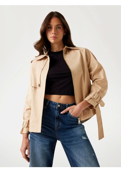 Raphaelle Kadın Krem Trençkot W5YL01WHDF1-A11T