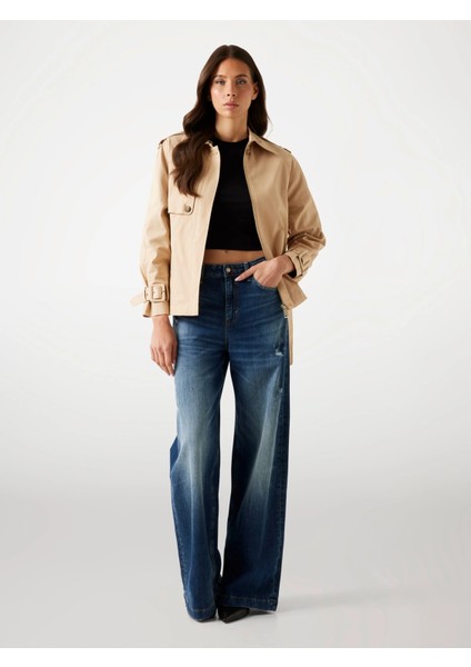 Raphaelle Kadın Krem Trençkot W5YL01WHDF1-A11T fiyatları