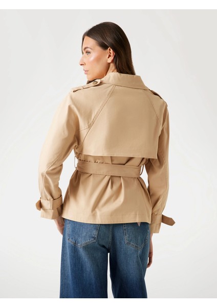 Raphaelle Kadın Krem Trençkot W5YL01WHDF1-A11T fırsatları