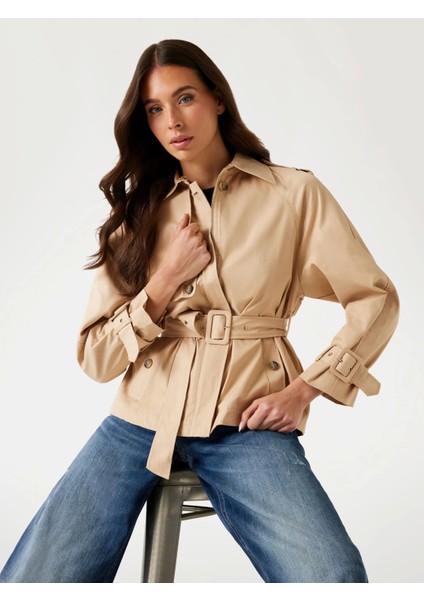 Raphaelle Kadın Krem Trençkot W5YL01WHDF1-A11T indirimleri