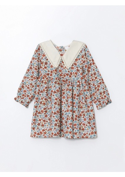 Lcw Kids Pembe Kız Bebek Kreşte Neşeli Günler Elbisesi