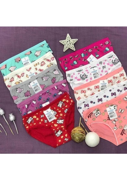 Kız Çocuk Külot 10'lu Paket