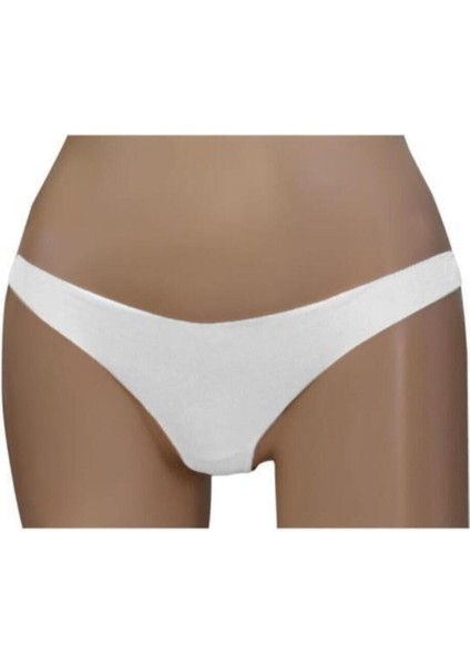 (12 Adet) Iz Yapmayan Lazer Kesim Tanga Külot 2263