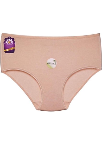 Kadın Yüksek Bel Bambu 6'lı 6 Adet %100 Pamuklu Modal Külot Extra Rahat Alt Çamaşır