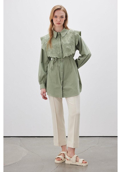 Düz Kesim Kumaş Pantolon Bej fırsatları