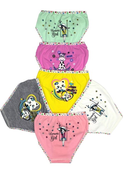Kız Çocuk Külot 6 Adet