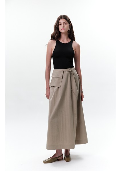 Cep Kemerli Etek Yeşil