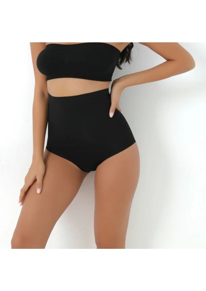 Kadın Lazer Kesim Yüksek Bel Külot Korse