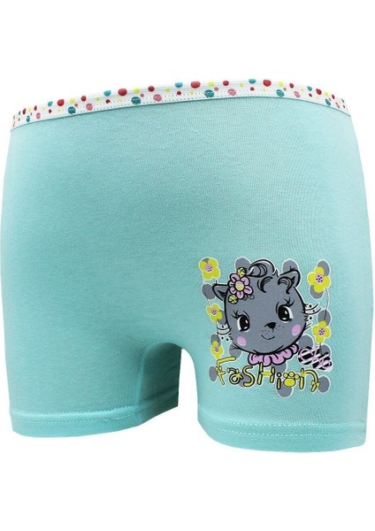 Kız Çocuk Karışık Renk Pamuklu Baskılı 6 Adet Şort Külot indirimleri