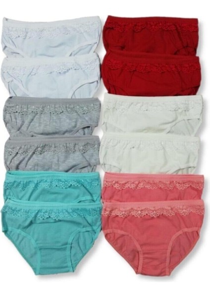 Kız Çoçuk Külot 12 Li Paket modelleri