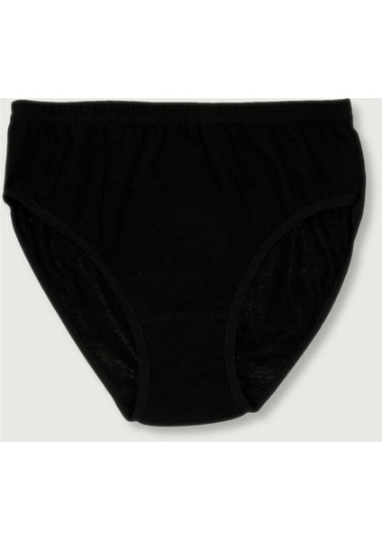 Kadın Siyah 5'li Paket Likralı Bato Külot fiyatları