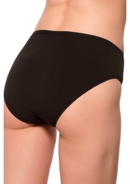 Kadın Siyah 5'li Paket Likralı Bato Külot fırsatları