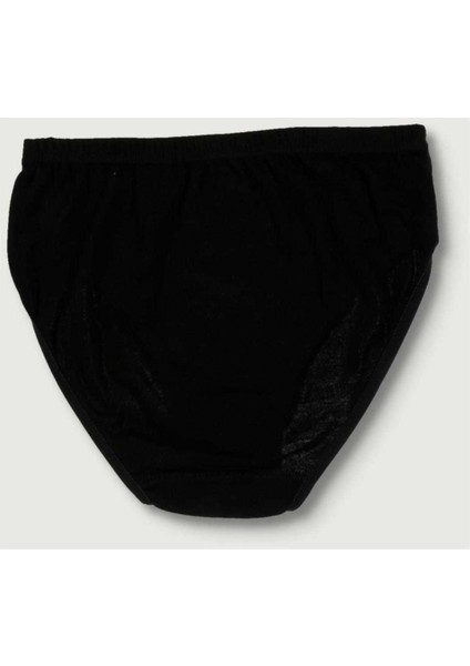 Kadın Siyah 5'li Paket Likralı Bato Külot indirimleri