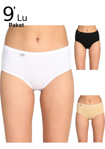 Kadın Karışık Renk 9'lu Paket Likralı Bato Külot ELF568T0924CCM9 fiyatları