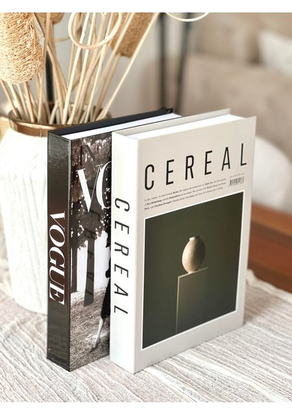 Dekoratif Kitap Kutu 2'li Set (V/ce)