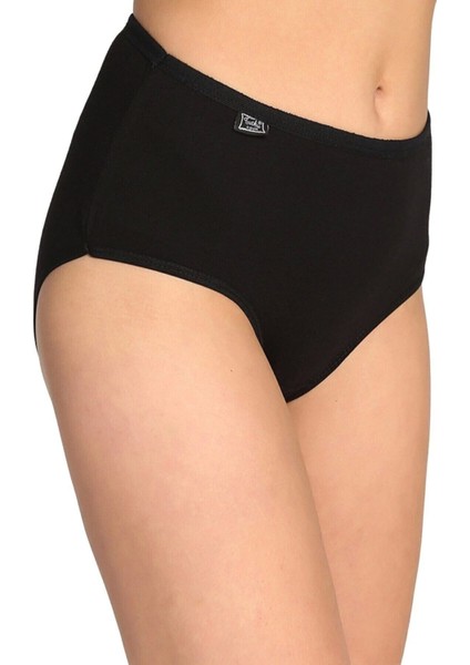 Kadın Siyah 10'lu Paket Likralı Bato Külot ELF568T0924CCM10