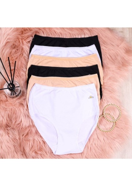 1851 Yüksek Bel Modal Kadın Külot 6'lı