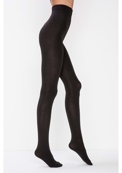 Termal Külotlu Çorap Siyah 1