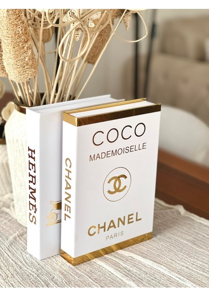 Dekoratif Kitap Kutu 2'li Set (He/c) modelleri