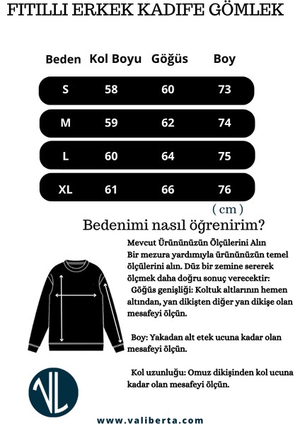 Fitilli Erkek Kadife Gömlek - Siyah