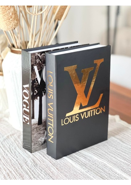 Dekoratif Kitap Kutu 2'li Set (V/xl)