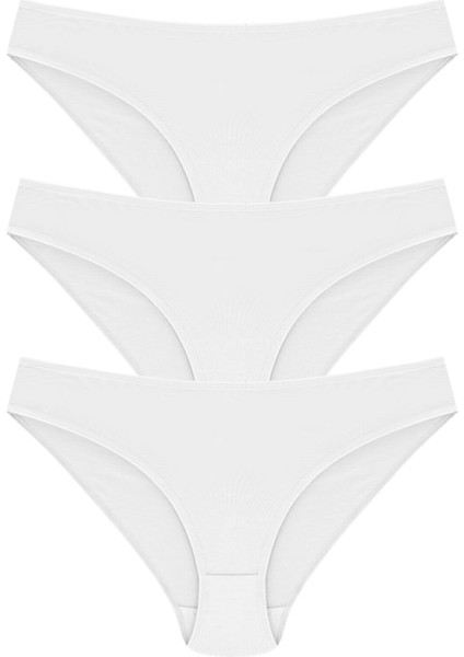 Pamuklu Bikini Model Külot 3'lü Paket