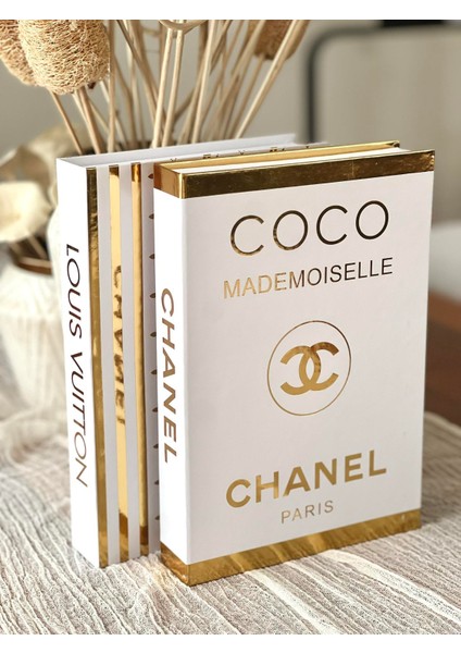 Dekoratif Kitap Kutu 2'li Set (Co/lv)