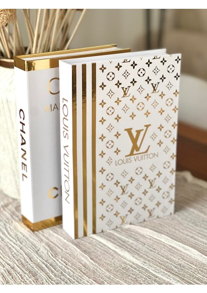 Dekoratif Kitap Kutu 2'li Set (Co/lv) modelleri
