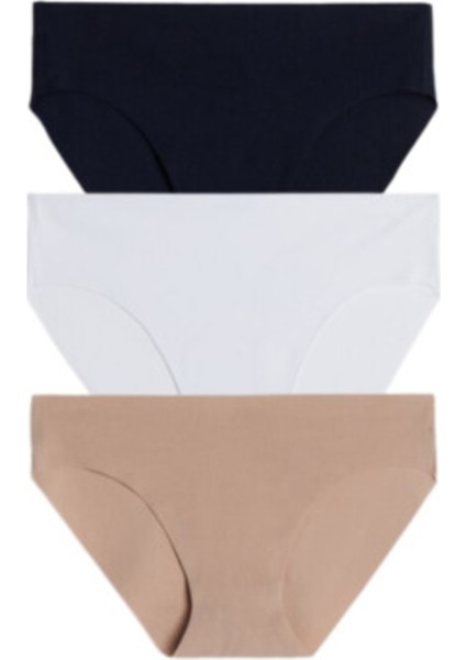 Kadın Lazer Kesim Dikişsiz Iz Yapmayan Külot 3'lü Takım