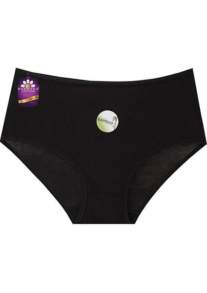 6'lı Bambu Yüksek Bel Yumuşaksı Doku Külot