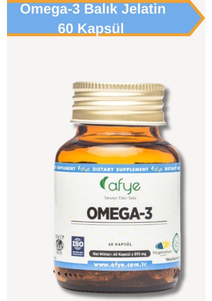 Omega 3 (60 Balık Jelatin Kapsül)