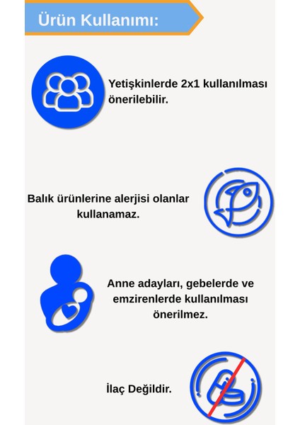 Omega 3 (60 Balık Jelatin Kapsül) indirimleri