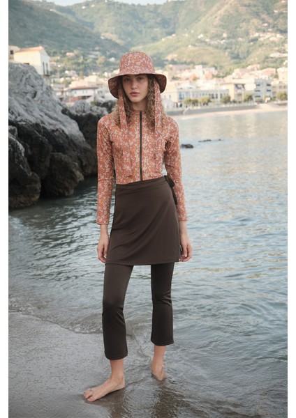 Anvelop Kapanan Mayo Etek Kahverengi