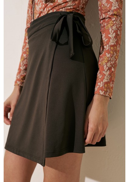 Anvelop Kapanan Mayo Etek Kahverengi modelleri