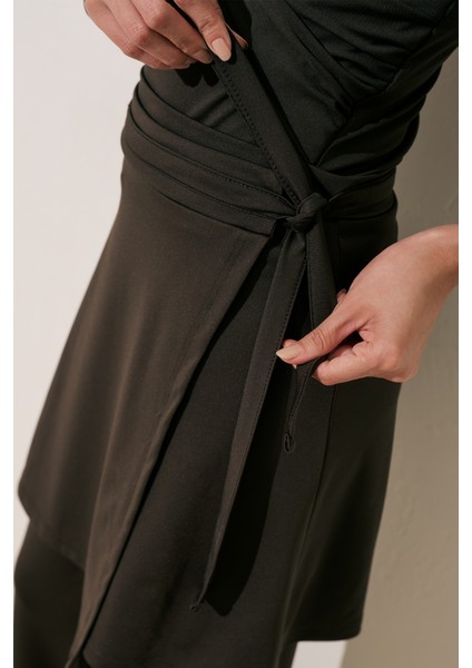 Anvelop Kapanan Mayo Etek Kahverengi