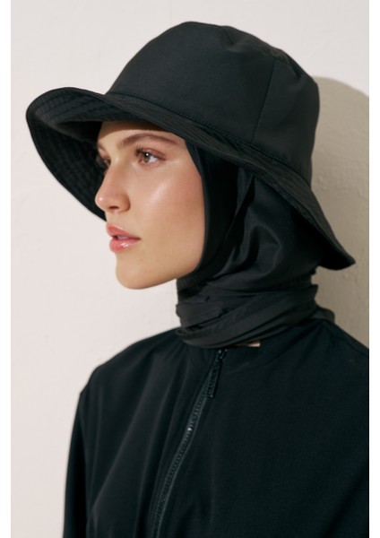 Eşarp Detaylı Bucket Şapka Siyah fiyatları