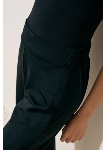Uzun Paça Tesettür Pantolon Mayo Siyah fırsatları
