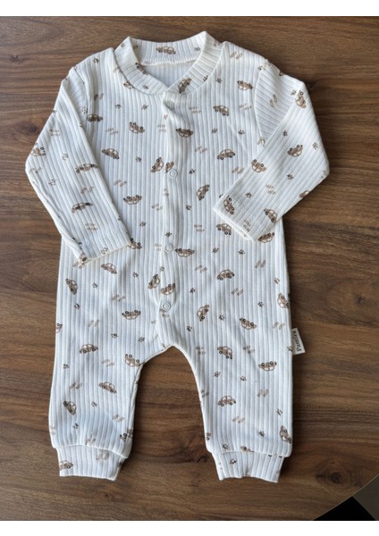 Araba Desenli %100PAMUK Bebek Tulum fırsatları