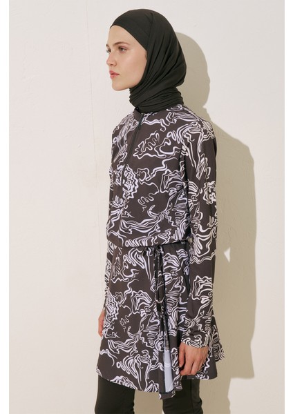 Desenli Anvelop Tesettür Mayo Alea fırsatları