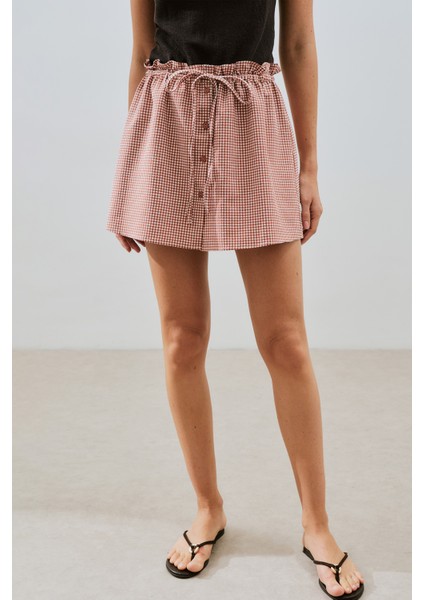 Pötikare Şort Etek Kiremit