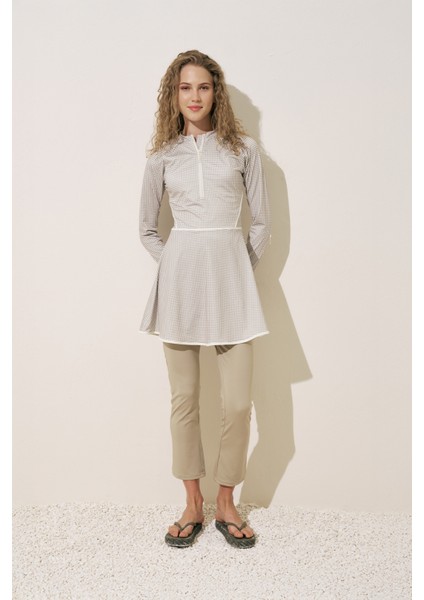 Biye Detaylı Tesettür Elbise Pötikare fiyatları