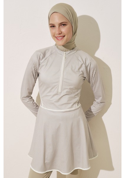 Biye Detaylı Tesettür Elbise Pötikare fırsatları