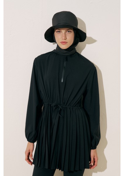 Piliseli Mayo Elbise Siyah modelleri