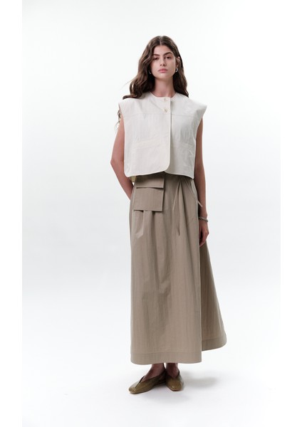 Cep Detaylı Kısa Yelek Taş fiyatları