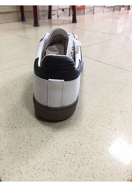 Angola Unisex Genç Kauçuk Taban Sneaker Spor Ayakkabı Beyaz - Siyah fırsatları