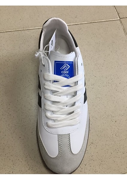 Angola Unisex Genç Kauçuk Taban Sneaker Spor Ayakkabı Beyaz - Siyah indirimleri