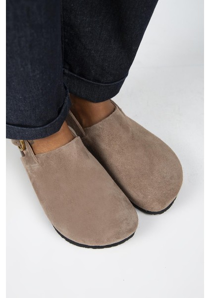 Antonella Kadın Deri Hakiki Deri Arkadan Kemerli Sabo Vizon Sandalet fiyatları