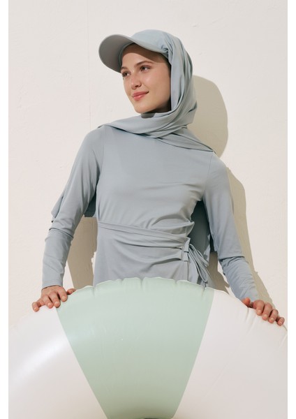 Anvelop Etekli Mayo Elbise Mavi modelleri